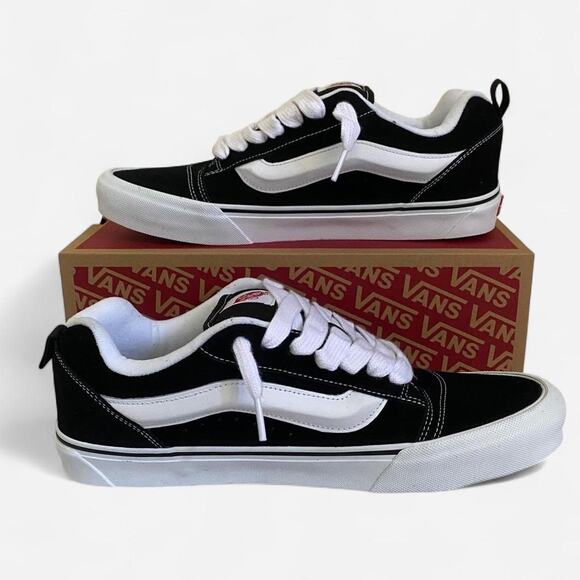 Vans knu skool black and white - size 11.5 M / 13 W US / 44.5 EU - Picture 2 of 7